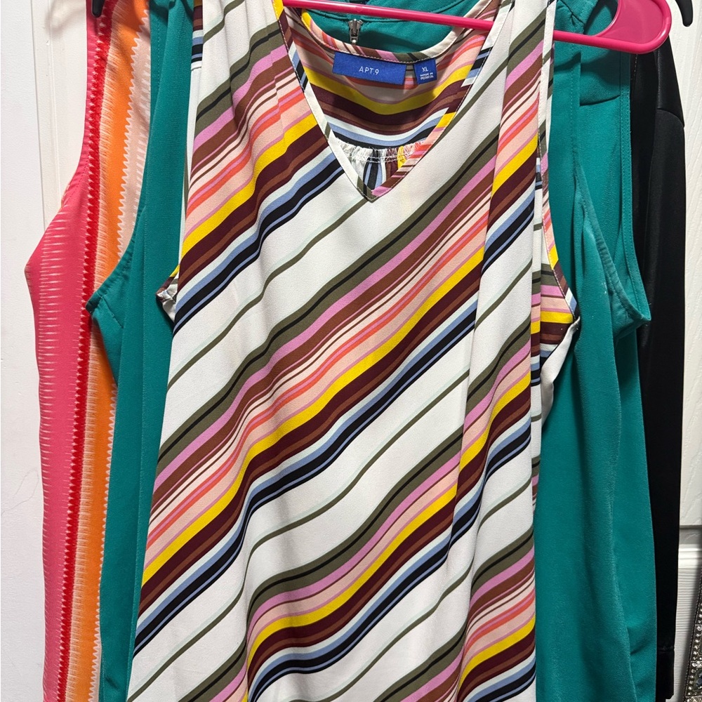 Women's Multicolor Striped Top